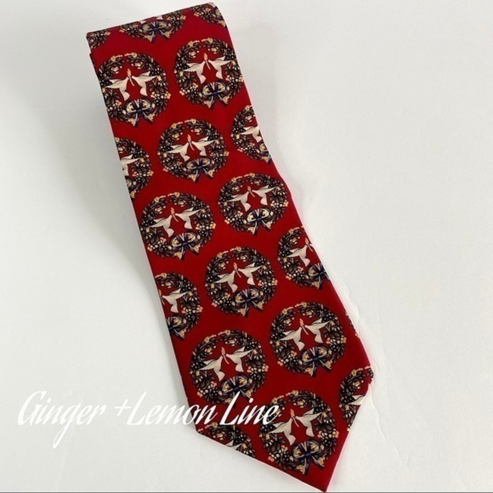 UNICEF DOVE Of PEACE Vintage 100% Silk Ties